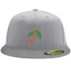 Flexfit 6210 Structured Flat Bill Fitted Hat Thumbnail