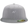 Flexfit 6210 Structured Flat Bill Fitted Hat Thumbnail
