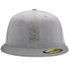 Flexfit 6210 Structured Flat Bill Fitted Hat Thumbnail