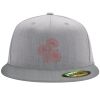 Flexfit 6210 Structured Flat Bill Fitted Hat Thumbnail