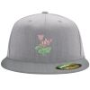 Flexfit 6210 Structured Flat Bill Fitted Hat Thumbnail