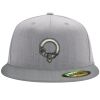 Flexfit 6210 Structured Flat Bill Fitted Hat Thumbnail