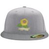 Flexfit 6210 Structured Flat Bill Fitted Hat Thumbnail