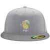 Flexfit 6210 Structured Flat Bill Fitted Hat Thumbnail
