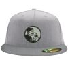 Flexfit 6210 Structured Flat Bill Fitted Hat Thumbnail