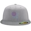 Flexfit 6210 Structured Flat Bill Fitted Hat Thumbnail