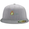 Flexfit 6210 Structured Flat Bill Fitted Hat Thumbnail