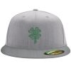 Flexfit 6210 Structured Flat Bill Fitted Hat Thumbnail