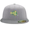 Flexfit 6210 Structured Flat Bill Fitted Hat Thumbnail