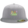 Flexfit 6210 Structured Flat Bill Fitted Hat Thumbnail