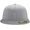 Flexfit 6210 Structured Flat Bill Fitted Hat Thumbnail