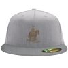 Flexfit 6210 Structured Flat Bill Fitted Hat Thumbnail