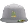 Flexfit 6210 Structured Flat Bill Fitted Hat Thumbnail