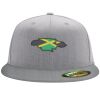 Flexfit 6210 Structured Flat Bill Fitted Hat Thumbnail