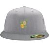 Flexfit 6210 Structured Flat Bill Fitted Hat Thumbnail