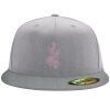 Flexfit 6210 Structured Flat Bill Fitted Hat Thumbnail