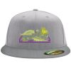 Flexfit 6210 Structured Flat Bill Fitted Hat Thumbnail