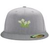 Flexfit 6210 Structured Flat Bill Fitted Hat Thumbnail