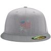 Flexfit 6210 Structured Flat Bill Fitted Hat Thumbnail