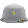Flexfit 6210 Structured Flat Bill Fitted Hat Thumbnail