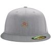 Flexfit 6210 Structured Flat Bill Fitted Hat Thumbnail