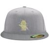 Flexfit 6210 Structured Flat Bill Fitted Hat Thumbnail