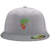 Flexfit 6210 Structured Flat Bill Fitted Hat Thumbnail