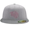 Flexfit 6210 Structured Flat Bill Fitted Hat Thumbnail