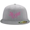 Flexfit 6210 Structured Flat Bill Fitted Hat Thumbnail