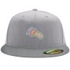 Flexfit 6210 Structured Flat Bill Fitted Hat Thumbnail