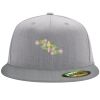Flexfit 6210 Structured Flat Bill Fitted Hat Thumbnail