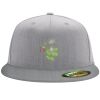 Flexfit 6210 Structured Flat Bill Fitted Hat Thumbnail