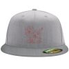 Flexfit 6210 Structured Flat Bill Fitted Hat Thumbnail