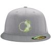 Flexfit 6210 Structured Flat Bill Fitted Hat Thumbnail