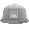 Flexfit 6210 Structured Flat Bill Fitted Hat Thumbnail