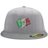 Flexfit 6210 Structured Flat Bill Fitted Hat Thumbnail
