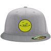 Flexfit 6210 Structured Flat Bill Fitted Hat Thumbnail