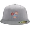 Flexfit 6210 Structured Flat Bill Fitted Hat Thumbnail