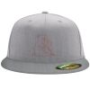 Flexfit 6210 Structured Flat Bill Fitted Hat Thumbnail