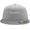 Flexfit 6210 Structured Flat Bill Fitted Hat Thumbnail