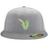 Flexfit 6210 Structured Flat Bill Fitted Hat Thumbnail