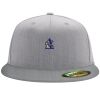 Flexfit 6210 Structured Flat Bill Fitted Hat Thumbnail